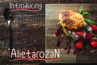 Alietarozan: A Handwritten Font That Adds Character to Any Project