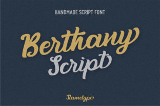 Berthany: A Handwritten Font with Vintage Charm