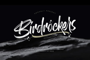 Birdrockers: A Bold Brush Font with an Urban Edge