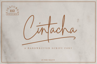 Cintacha: A Handwritten Font for Creative Expression