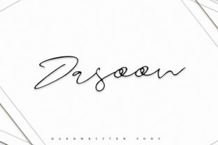 Dasoon: A Handwritten Font with a Cool Vibe