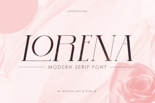 Discover Lorena Font: A Modern Serif with a Mature Feel