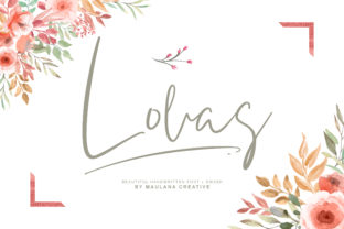 Discover the Magic of Lovas Script: A Romantic Handwritten Font for Creative Expression