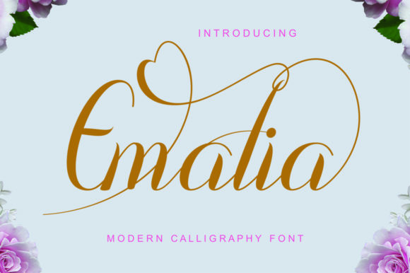 Emalia: A Script Font That Adds Romance and Energy to Design