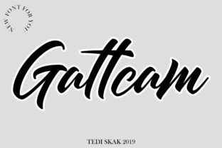 Gattcam: A Bold Font with a Unique Twist