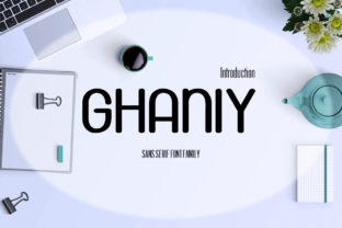 Ghaniy Font Enhances Design Projects with Elegance
