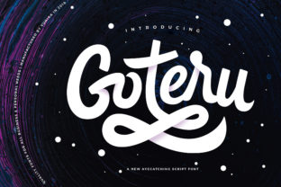 Goteru: A Bold Handwritten Font with a Unique Twist