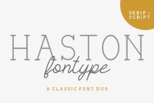 Haston Duo: A Versatile Font Pair for Creative and Professional Use