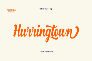 Hurringtown Script: A Bold Handwritten Font for Creative Projects