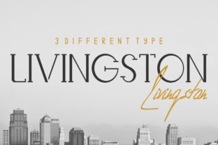 Livingston: A Versatile Font Trio for Every Design Need