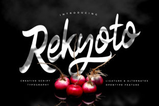 Rekyoto: A Bold Handwritten Font with a Dynamic Twist
