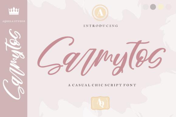 Sarmytos: A Bold Handwritten Font for Modern Design