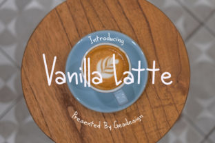 Vanilla Latte: A Handwritten Font That Adds Charm to Every Design